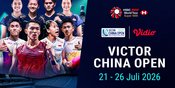 Jadwal Streaming Victor China Open 2026: Adu Kekuatan Pemain Elite di Vidio