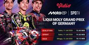 Jadwal Live Streaming MotoGP Liqui Moly Grand Prix of Germany 2026 Hanya di Vidio