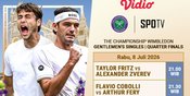 ATP Wimbledon 2026 Quarterfinal: Penuh Tantangan dan Kejutan! Saksikan di Vidio