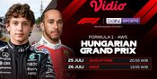 Formula 1: McLaren, Ferrari, dan Mercedes Bertarung Sengit di AWS Hungarian Grand Prix 2026 di Vidio Formula 1: McLaren, Ferrari, dan Mercedes Bertarung Sengit di AWS Hungarian Grand Prix 2026 di Vidio