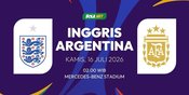 Prediksi Piala Dunia 2026: Inggris vs Argentina 16 Juli 2026