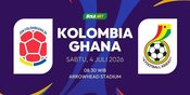 Prediksi Piala Dunia 2026: Kolombia vs Ghana 4 Juli 2026