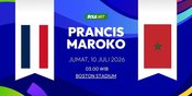 Prediksi Piala Dunia 2026: Prancis vs Maroko 10 Juli 2026