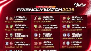 Pre-season Friendly Match 2026: Eksperimen Taktis dan Debut Pelatih Baru Hanya di Vidio Pre-season Friendly Match 2026: Eksperimen Taktis dan Debut Pelatih Baru Hanya di Vidio