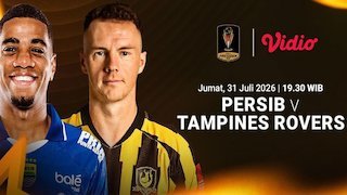 Jadwal Piala Presiden 2026 - Persib vs Tampines Rovers FC: Penentu Klasemen Akhir Grup A di Vidio Jadwal Piala Presiden 2026 - Persib vs Tampines Rovers FC: Penentu Klasemen Akhir Grup A di Vidio