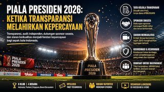 Piala Presiden 2026: Ketika Transparansi Melahirkan Kepercayaan Piala Presiden 2026: Ketika Transparansi Melahirkan Kepercayaan