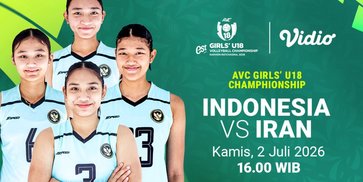 Nonton AVC Girls U18 Volleyball Championship - Indonesia vs Iran: Peluang Menuju Semifinal di Vidio