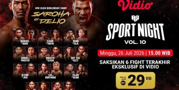 Nonton HW Sports Night Vol. 10: Panggung Pembuktian Fighter Indonesia Hanya di Vidio Nonton HW Sports Night Vol. 10: Panggung Pembuktian Fighter Indonesia Hanya di Vidio