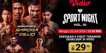 Jadwal HW Sports Night Vol 10: Duel International Warnai Pertarungan di Vidio