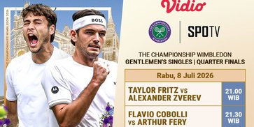 ATP Wimbledon 2026 Quarterfinal: Penuh Tantangan dan Kejutan! Saksikan di Vidio