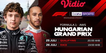 Formula 1: McLaren, Ferrari, dan Mercedes Bertarung Sengit di AWS Hungarian Grand Prix 2026 di Vidio Formula 1: McLaren, Ferrari, dan Mercedes Bertarung Sengit di AWS Hungarian Grand Prix 2026 di Vidio