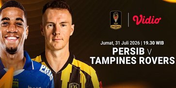 Jadwal Piala Presiden 2026 - Persib vs Tampines Rovers FC: Penentu Klasemen Akhir Grup A di Vidio Jadwal Piala Presiden 2026 - Persib vs Tampines Rovers FC: Penentu Klasemen Akhir Grup A di Vidio