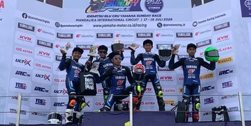 Persaingan Ketat Jallu Vesgio dan Kenzie Akbar di R15 Junior Pro Yamaha Sunday Race 2026
