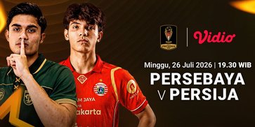 Piala Presiden 2026 - Persebaya vs Persija: Penentu Persaingan Grup B di Vidio