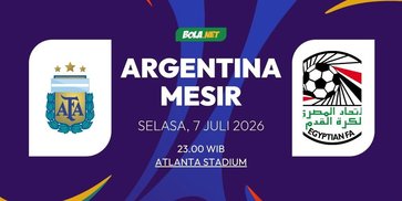 Prediksi Piala Dunia 2026: Argentina vs Mesir 7 Juli 2026 Prediksi Piala Dunia 2026: Argentina vs Mesir 7 Juli 2026