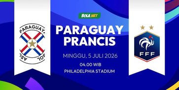 Link Streaming Piala Dunia 2026: Paraguay vs Prancis