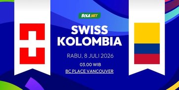 Prediksi Piala Dunia 2026: Swiss vs Kolombia 8 Juli 2026