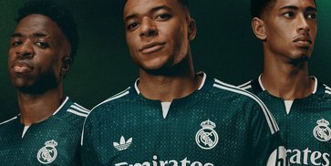 Real Madrid Resmi Rilis Jersey Tandang Hijau untuk Musim 2026/2027 Real Madrid Resmi Rilis Jersey Tandang Hijau untuk Musim 2026/2027