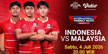 Nonton Indonesia U-17 vs Malaysia U-17: Misi Perdana David Nascimento di Vidio Nonton Indonesia U-17 vs Malaysia U-17: Misi Perdana David Nascimento di Vidio
