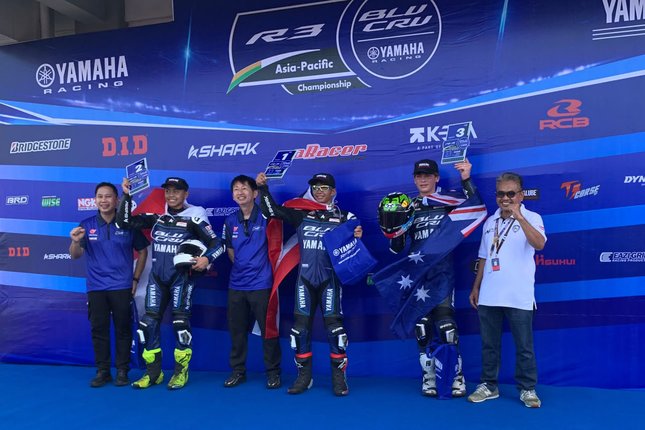 Podium Pertama jadi Milik Pembalap Thailand