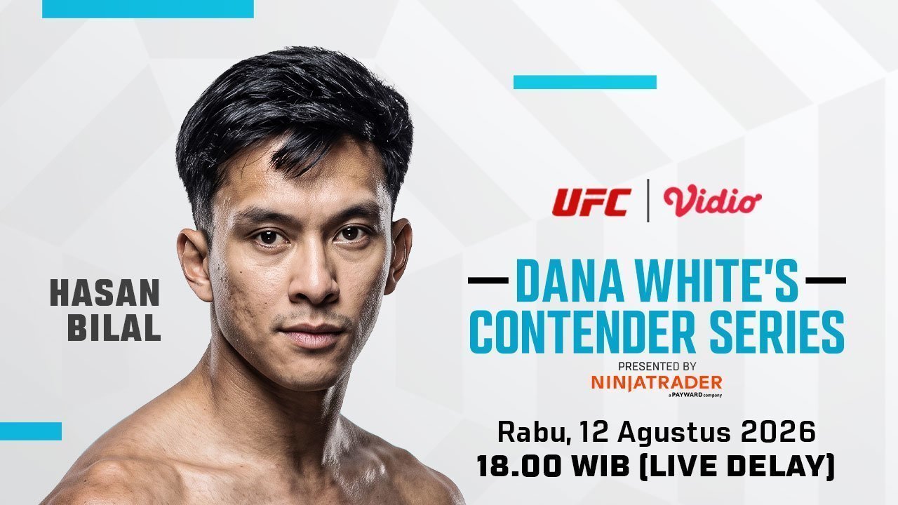 Jadwal UFC Dana White's Contender Series: Hasan Bilal Wakil Fighter dari Indonesia di Vidio