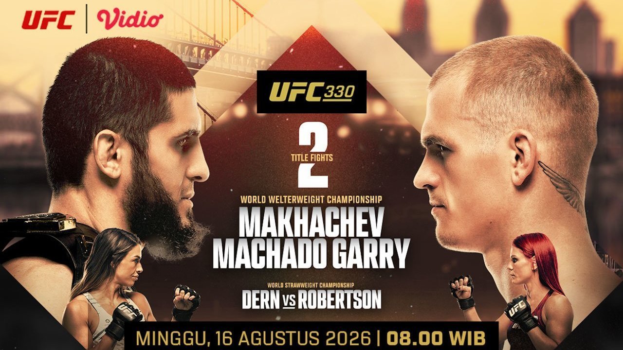 UFC 330 - Makhachev vs Machado Garry: Duel Gaya Bertarung yang Berbeda Live Streaming di Vidio