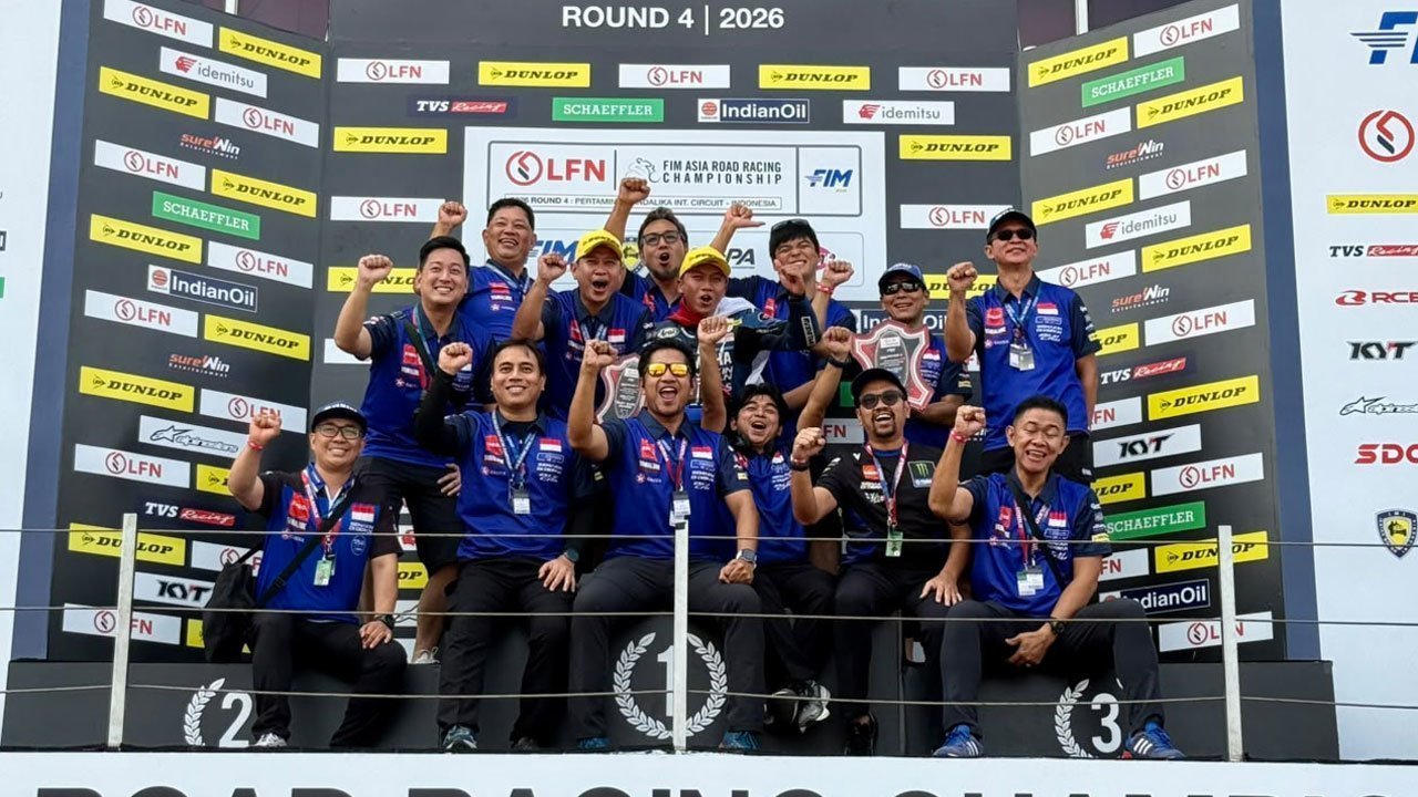 Cetak Sejarah Baru, Yamaha Racing Indonesia Raih Kemenangan Perdana di SS600 ARRC Cetak Sejarah Baru, Yamaha Racing Indonesia Raih Kemenangan Perdana di SS600 ARRC