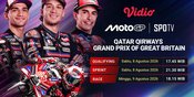 MotoGP Qatar Airways Grand Prix of Great Britain 2026: Tantangan dari Silverstone Streaming di Vidio