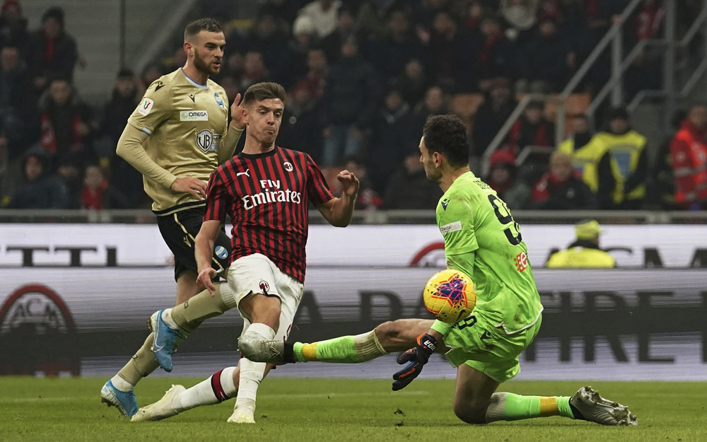 AC Milan Bantai SPAL di Coppa Italia