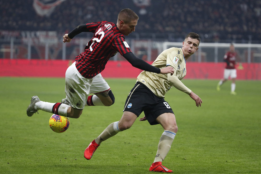 AC Milan Bantai SPAL di Coppa Italia