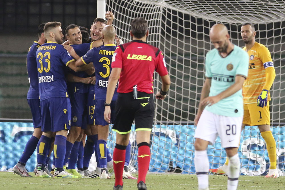Verona Sukses Tahan Imbang Inter Milan