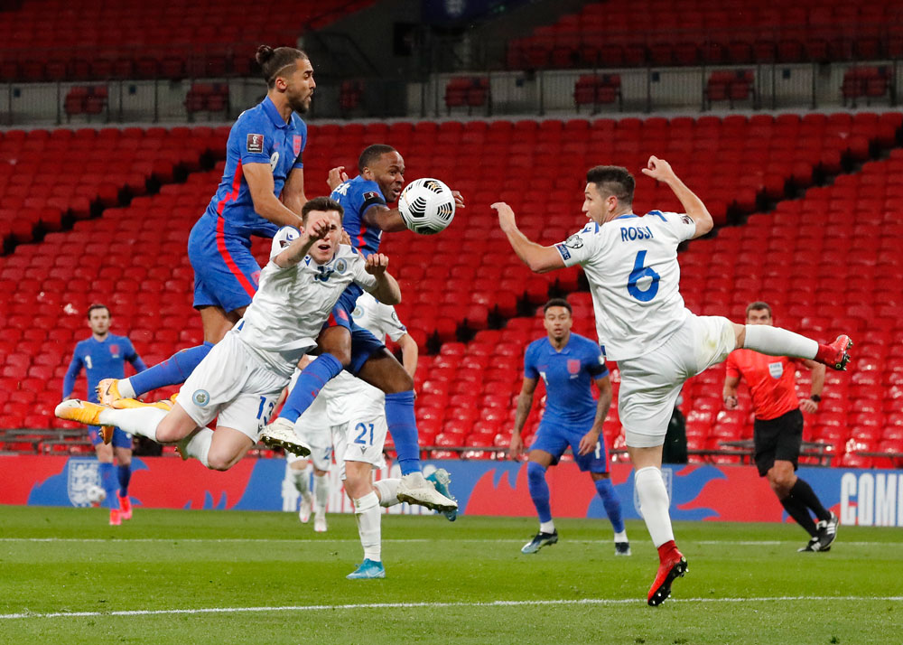 Pesta Gol Inggris ke Gawang San Marino