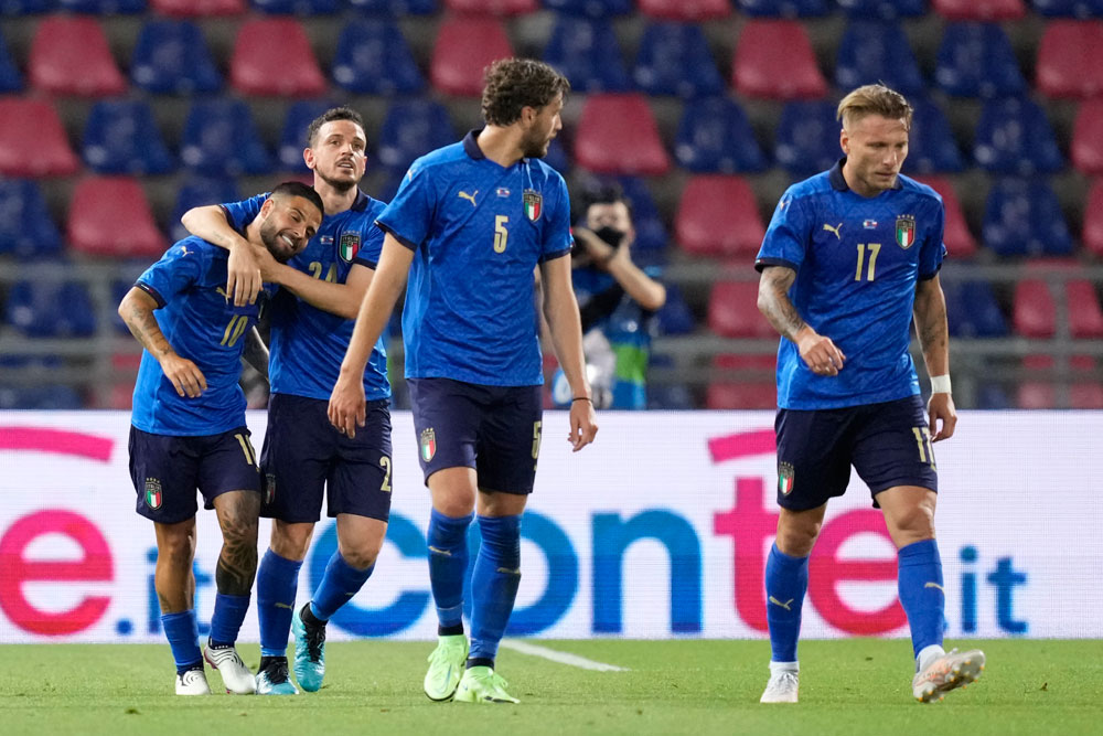 Italia Menang Telak 4-0 di Laga Uji Coba Lawan Rep Ceko