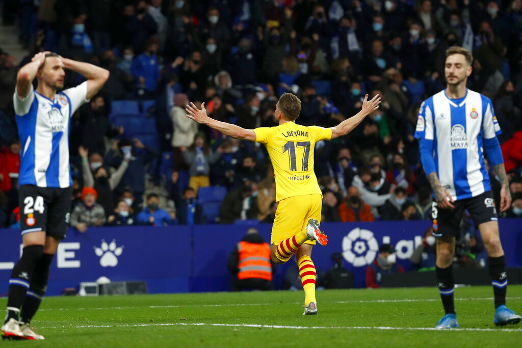Luuk de Jong Selamatkan Barca di Markas Espanyol