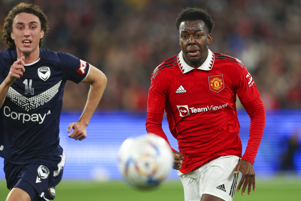 Aksi Pemain Muda Manchester United saat Melawan Melbourne Victory