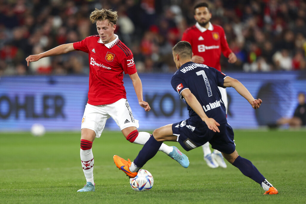 Aksi Pemain Muda Manchester United saat Melawan Melbourne Victory