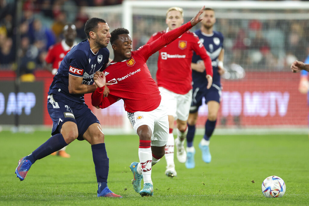 Aksi Pemain Muda Manchester United saat Melawan Melbourne Victory