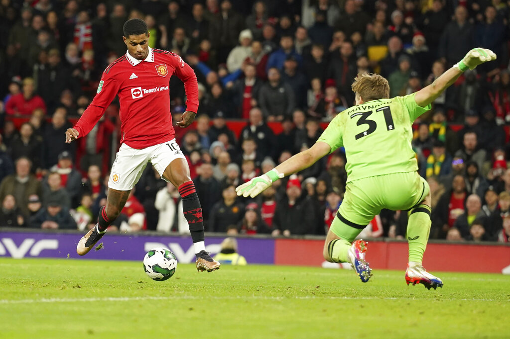 Marcus Rashford Semakin Garang, Borong 2 Gol Bawa MU Tumbangkan Charlton Athletic di Carabao Cup
