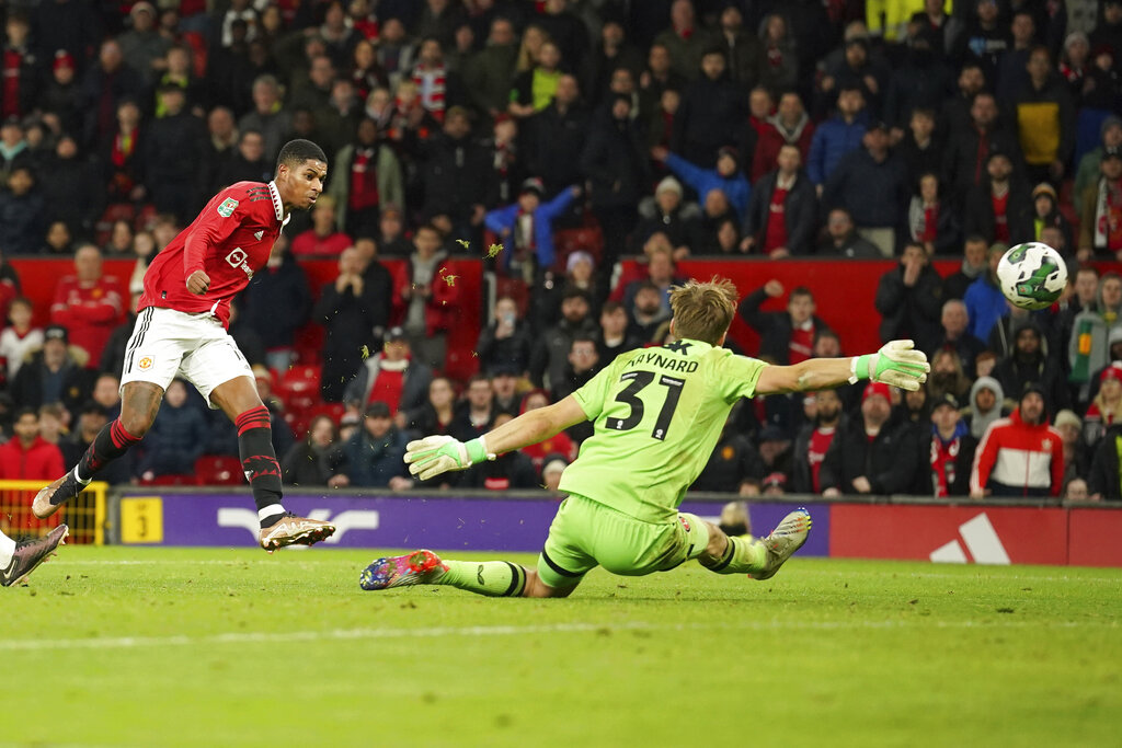 Marcus Rashford Semakin Garang, Borong 2 Gol Bawa MU Tumbangkan Charlton Athletic di Carabao Cup