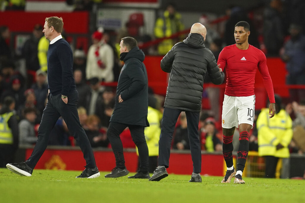Marcus Rashford Semakin Garang, Borong 2 Gol Bawa MU Tumbangkan Charlton Athletic di Carabao Cup