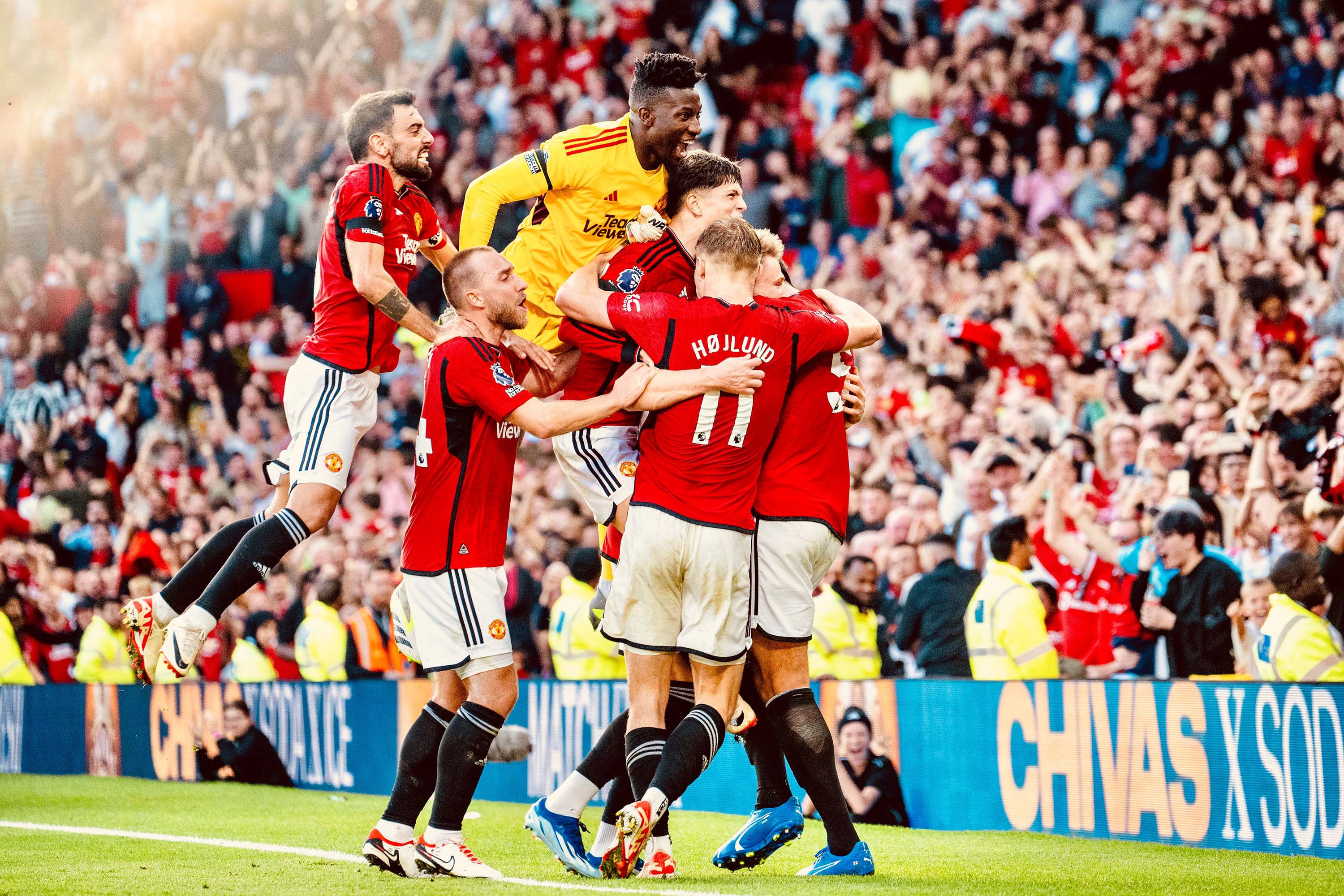 Reaksi Andre Onana saat MU Menang Dramatis Lawan Brentford, Sempat Drop Lalu Kegirangan