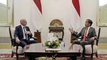Momen Jokowi Sambut Presiden FIFA di Istana Merdeka Momen Jokowi Sambut Presiden FIFA di Istana Merdeka