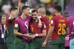 Momen Hair of God Bikin Cristiano Ronaldo dan Bruno Fernandes Kian Mesra di Piala dunia 2022 Momen Hair of God Bikin Cristiano Ronaldo dan Bruno Fernandes Kian Mesra di Piala dunia 2022