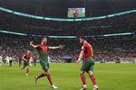 Momen Hair of God Bikin Cristiano Ronaldo dan Bruno Fernandes Kian Mesra di Piala dunia 2022 Momen Hair of God Bikin Cristiano Ronaldo dan Bruno Fernandes Kian Mesra di Piala dunia 2022
